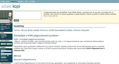 Desktop Screenshot of kopi.sztaki.hu