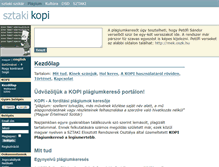 Tablet Screenshot of kopi.sztaki.hu