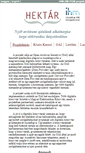 Mobile Screenshot of hektar.sztaki.hu