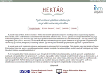 Tablet Screenshot of hektar.sztaki.hu