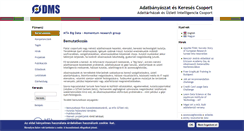 Desktop Screenshot of dms.sztaki.hu